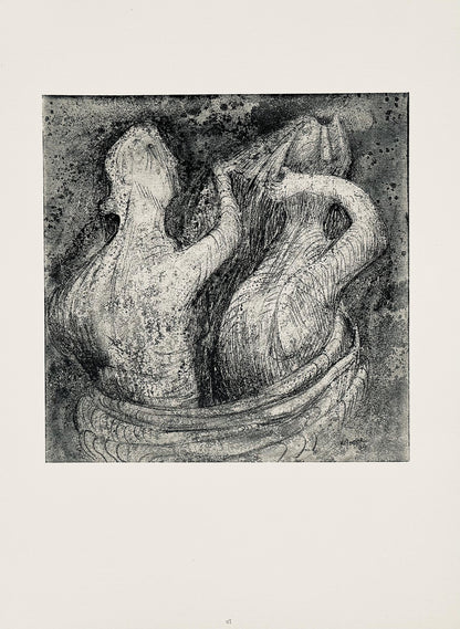 Henry Moore, Hair Combing, The Drawings Of Henry Moore, Lithograph