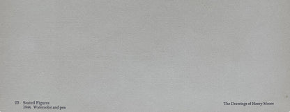 Henry Moore, Seated Figures, The Drawings Of Henry Moore, Lithograph