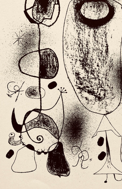 Joan Mir, Composition, The Prints Of Joan Miro, Etching