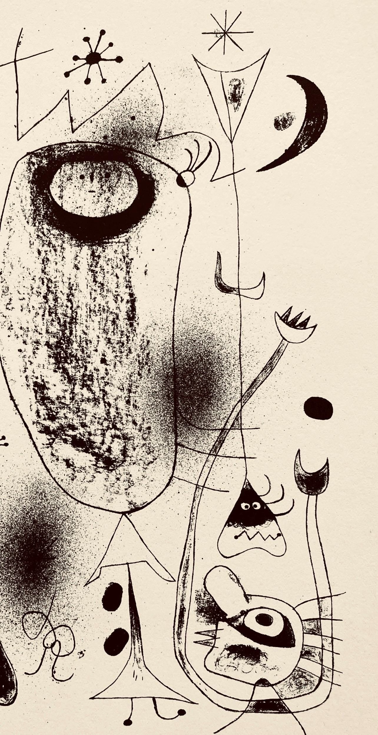 Joan Mir, Composition, The Prints Of Joan Miro, Etching