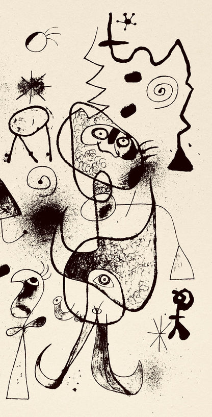 Joan Mir, Composition, The Prints Of Joan Miro, Etching