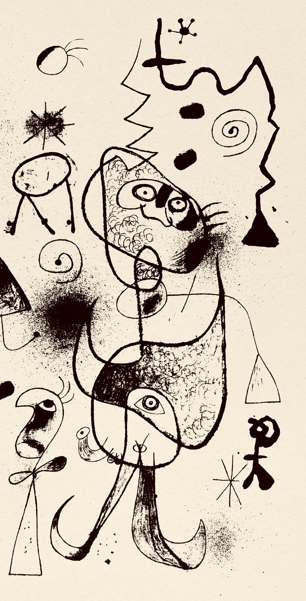 Joan Mir, Composition, The Prints Of Joan Miro, Etching