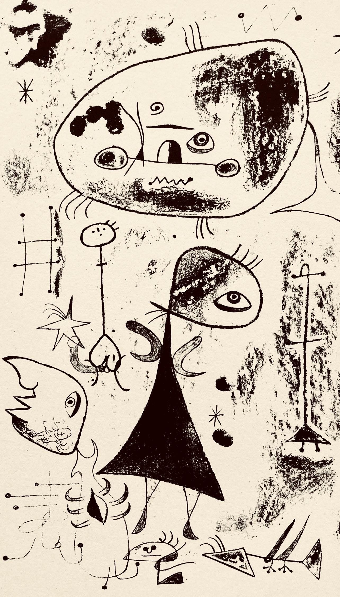 Joan Mir, Composition, The Prints Of Joan Miro, Etching