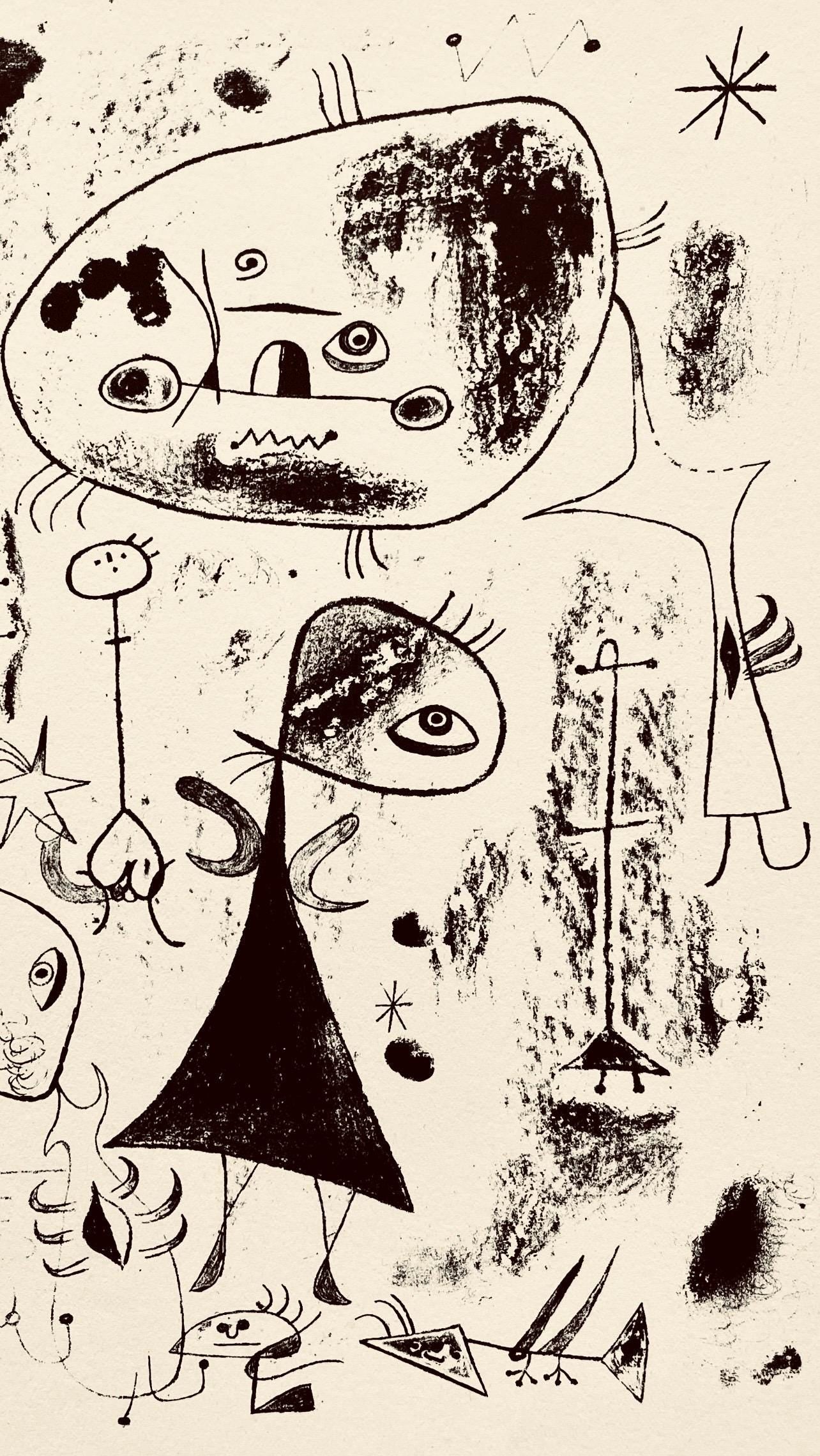 Joan Mir, Composition, The Prints Of Joan Miro, Etching