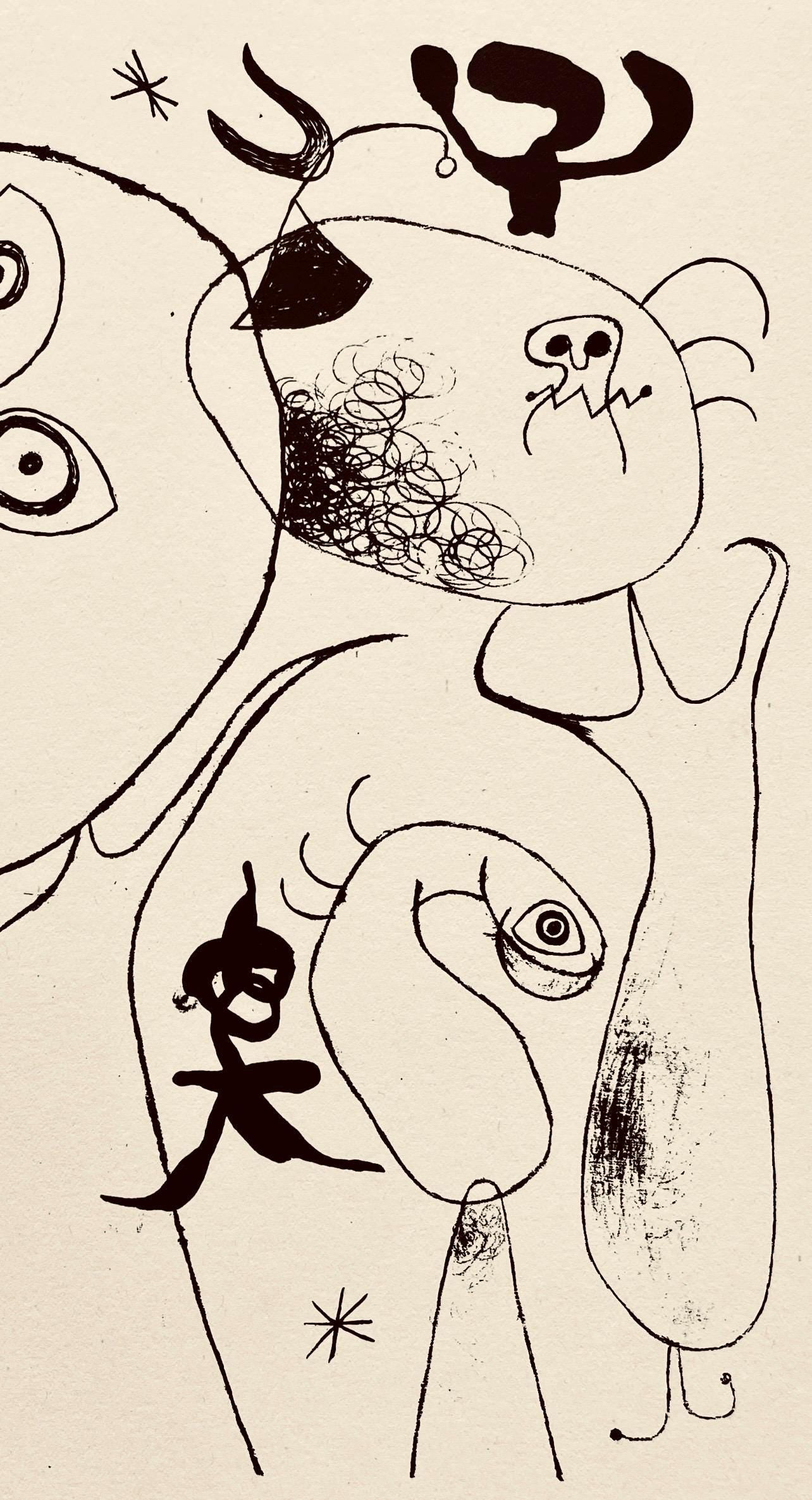 Joan Mir, Composition, The Prints of Joan Miro, Etching