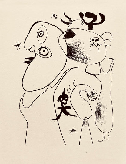 Joan Mir, Composition, The Prints of Joan Miro, Etching