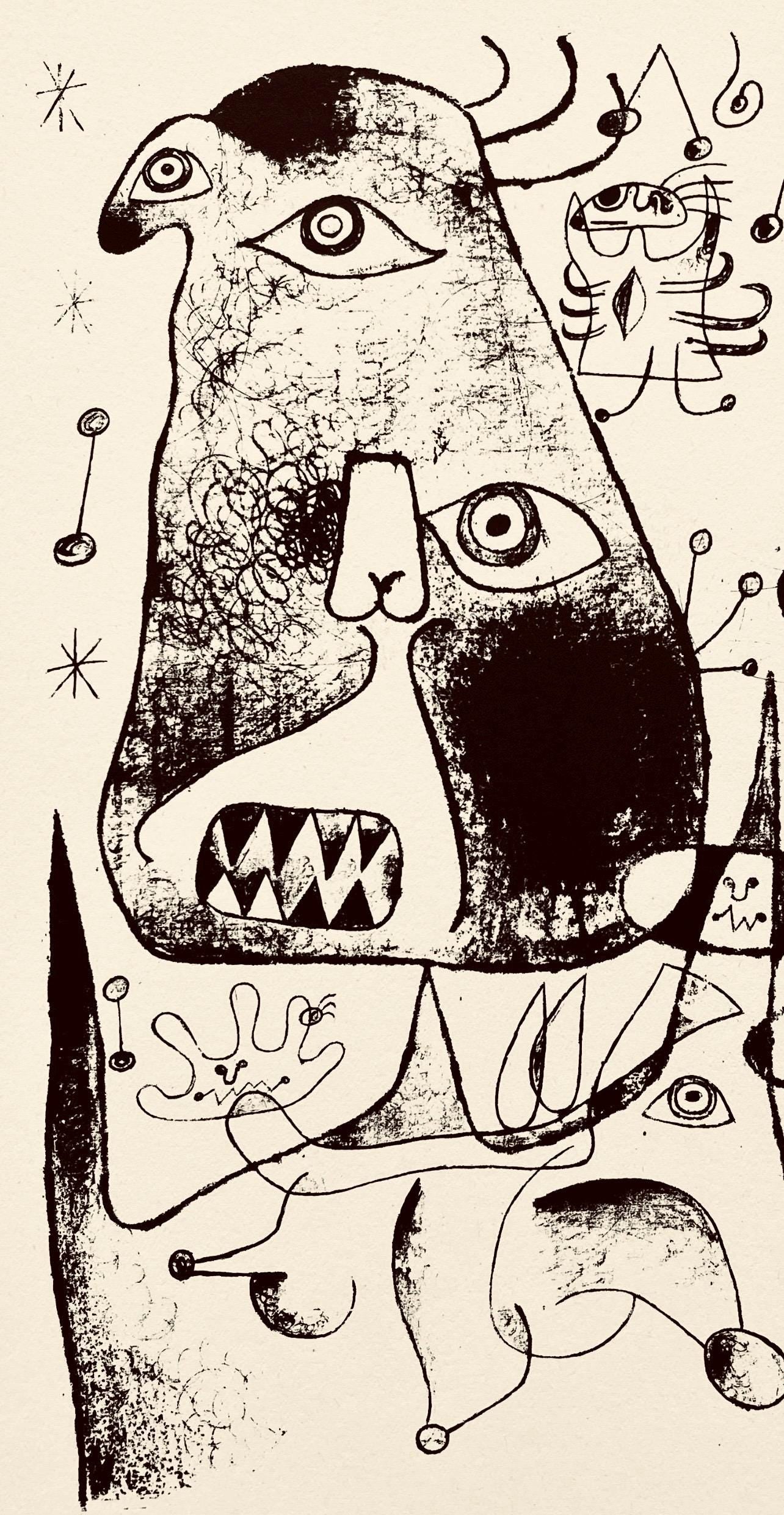 Joan Mir, Composition, The Prints Of Joan Miro, Etching