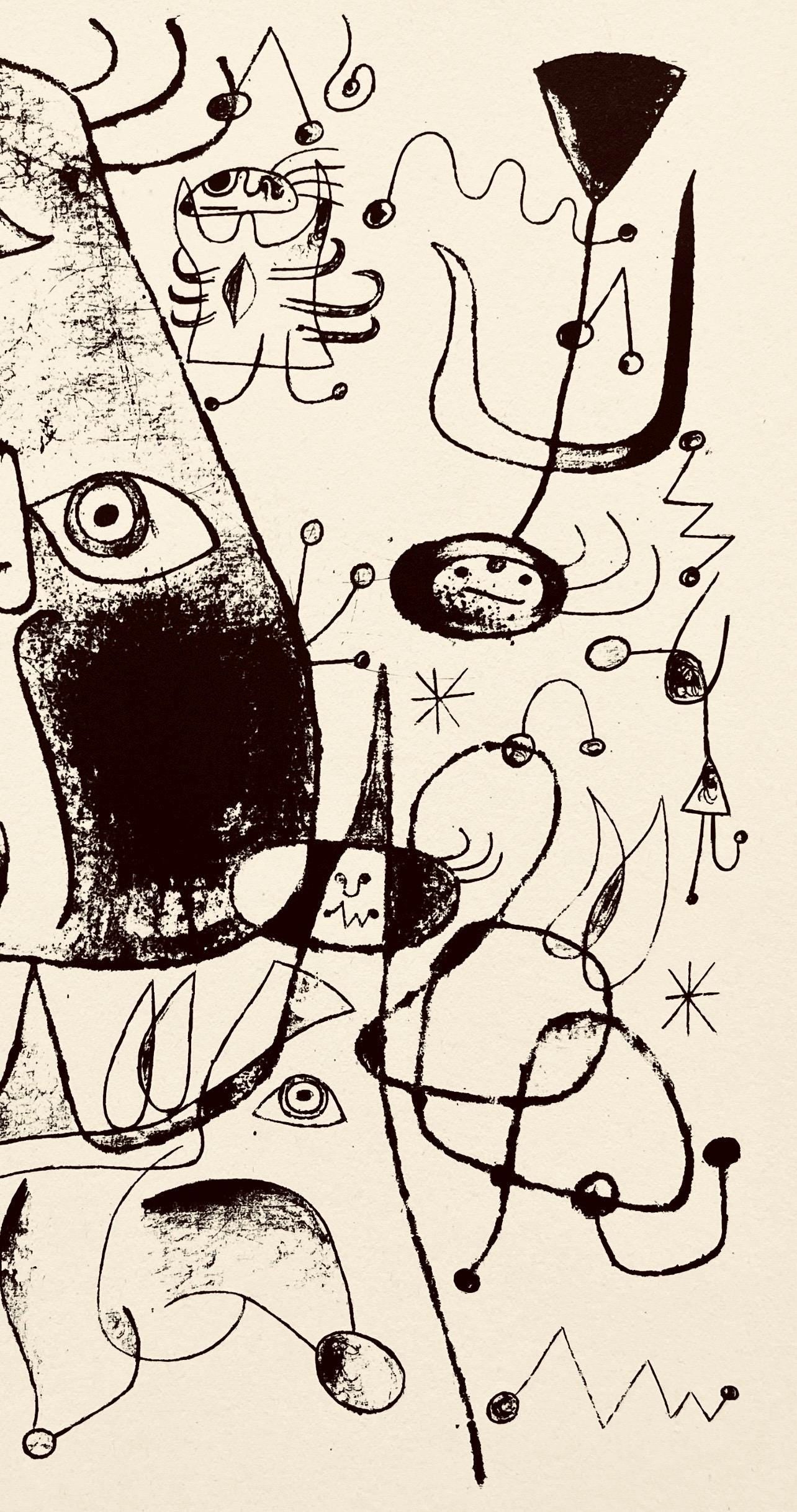 Joan Mir, Composition, The Prints Of Joan Miro, Etching