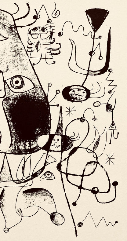 Joan Mir, Composition, The Prints Of Joan Miro, Etching