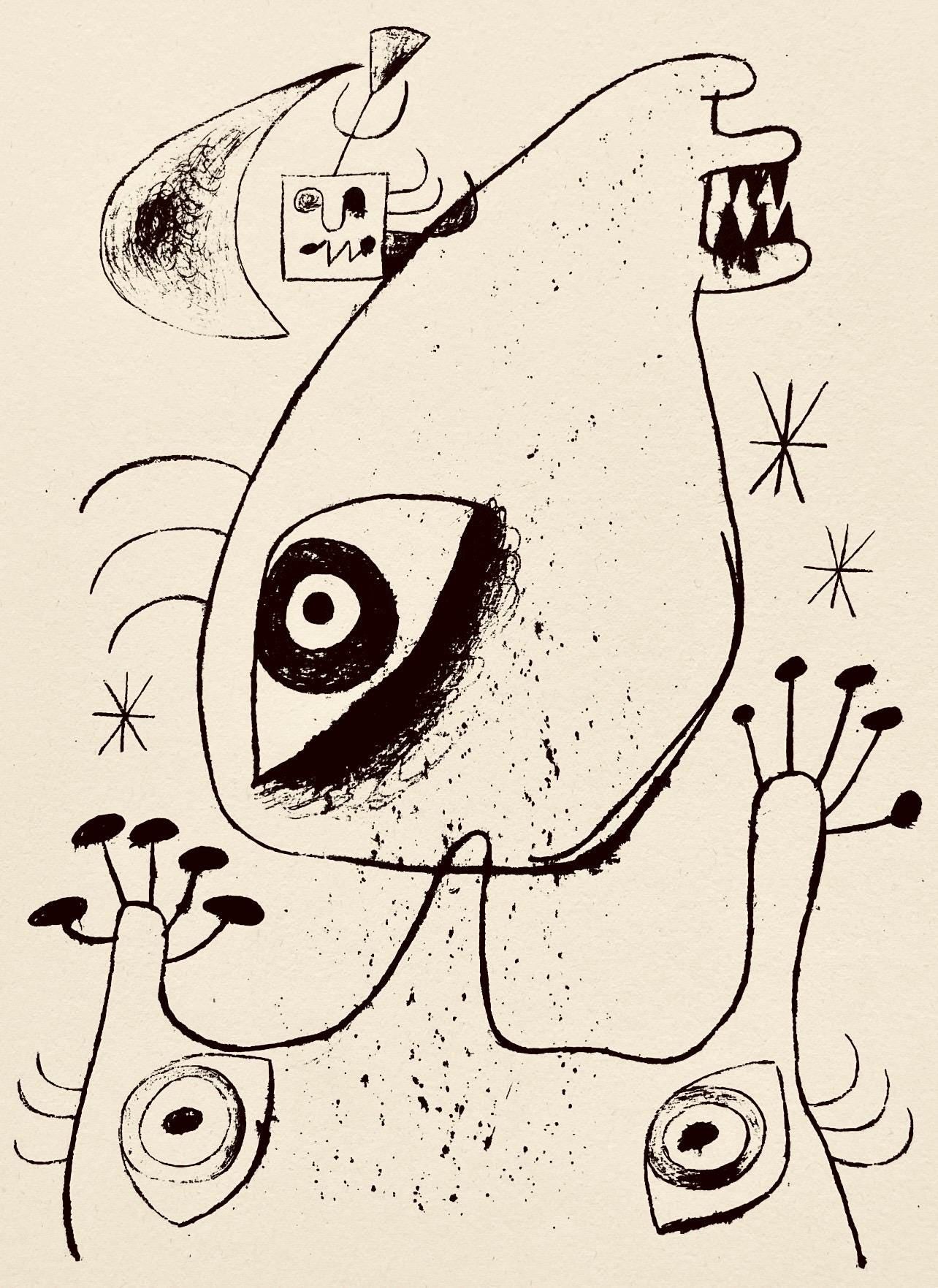 Joan Mir, Composition, The Prints Of Joan Miro, Etching