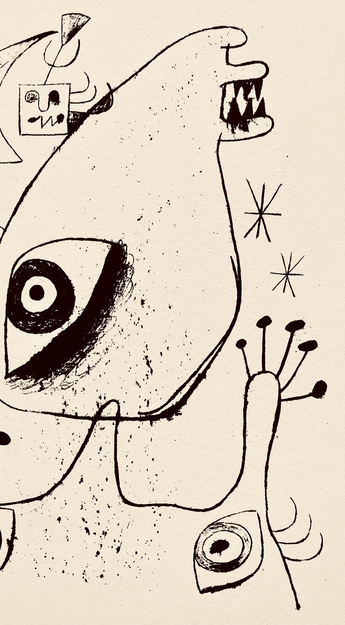 Joan Mir, Composition, The Prints Of Joan Miro, Etching