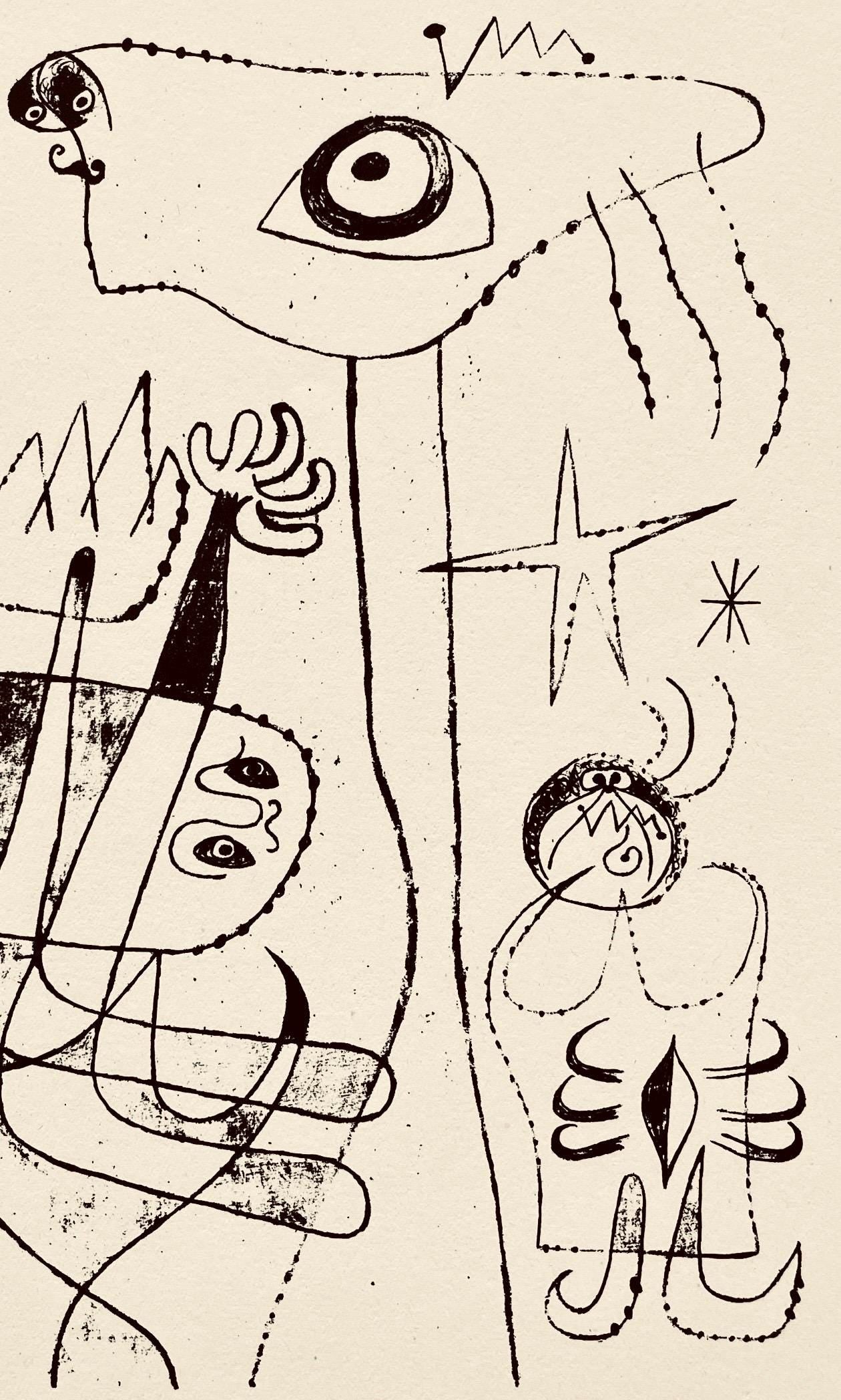 Joan Mir, Composition, The Prints Of Joan Miro, Etching