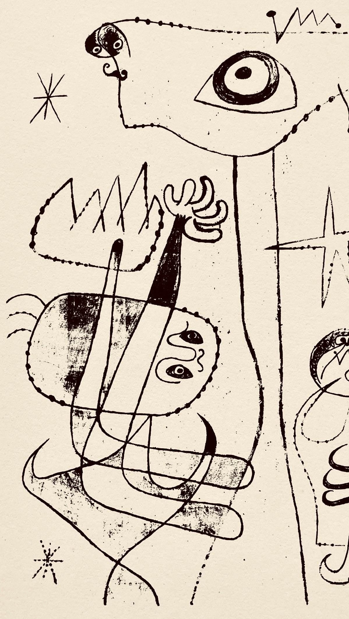 Joan Mir, Composition, The Prints Of Joan Miro, Etching