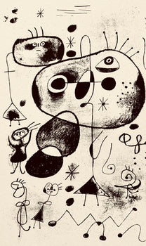 Joan Mir, Composition, The Prints Of Joan Miro, Etching