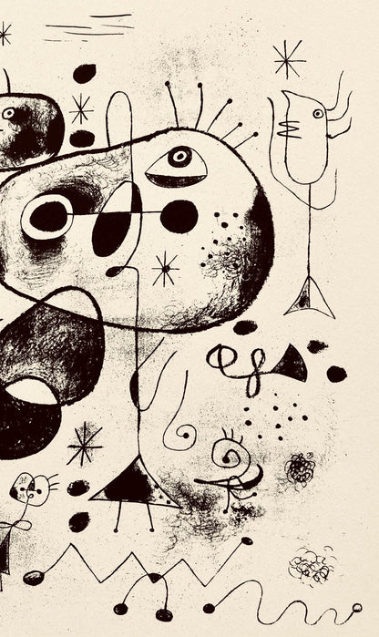 Joan Mir, Composition, The Prints Of Joan Miro, Etching