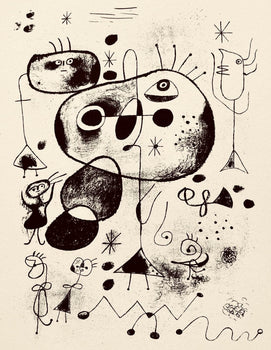 Joan Mir, Composition, The Prints Of Joan Miro, Etching