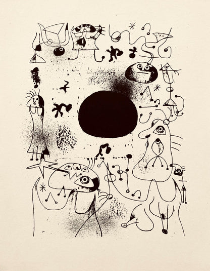 Joan Mir, Composition, The Prints Of Joan Miro, Etching