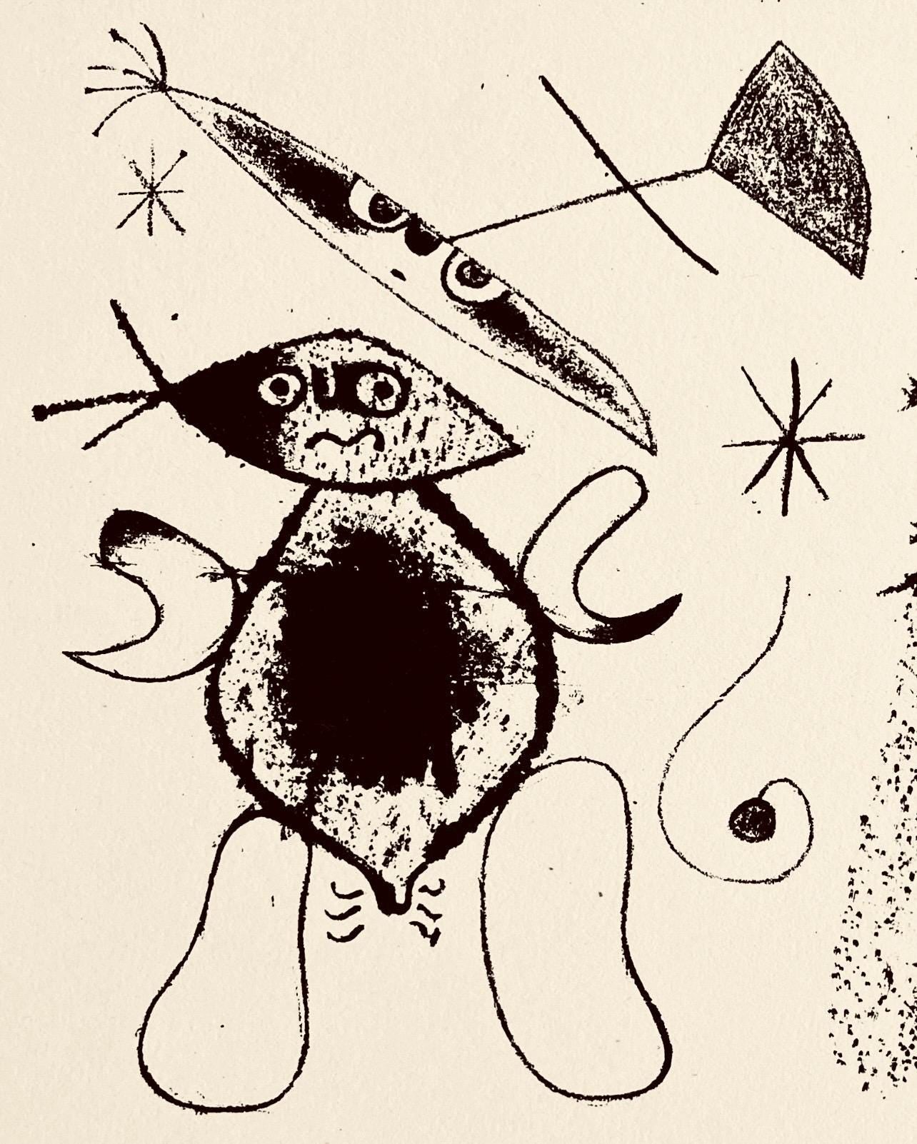 Joan Mir, Composition, The Prints Of Joan Miro, Etching