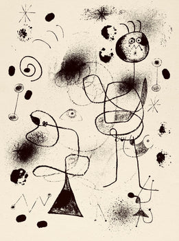 Joan Mir, Composition, The Prints Of Joan Miro, Etching