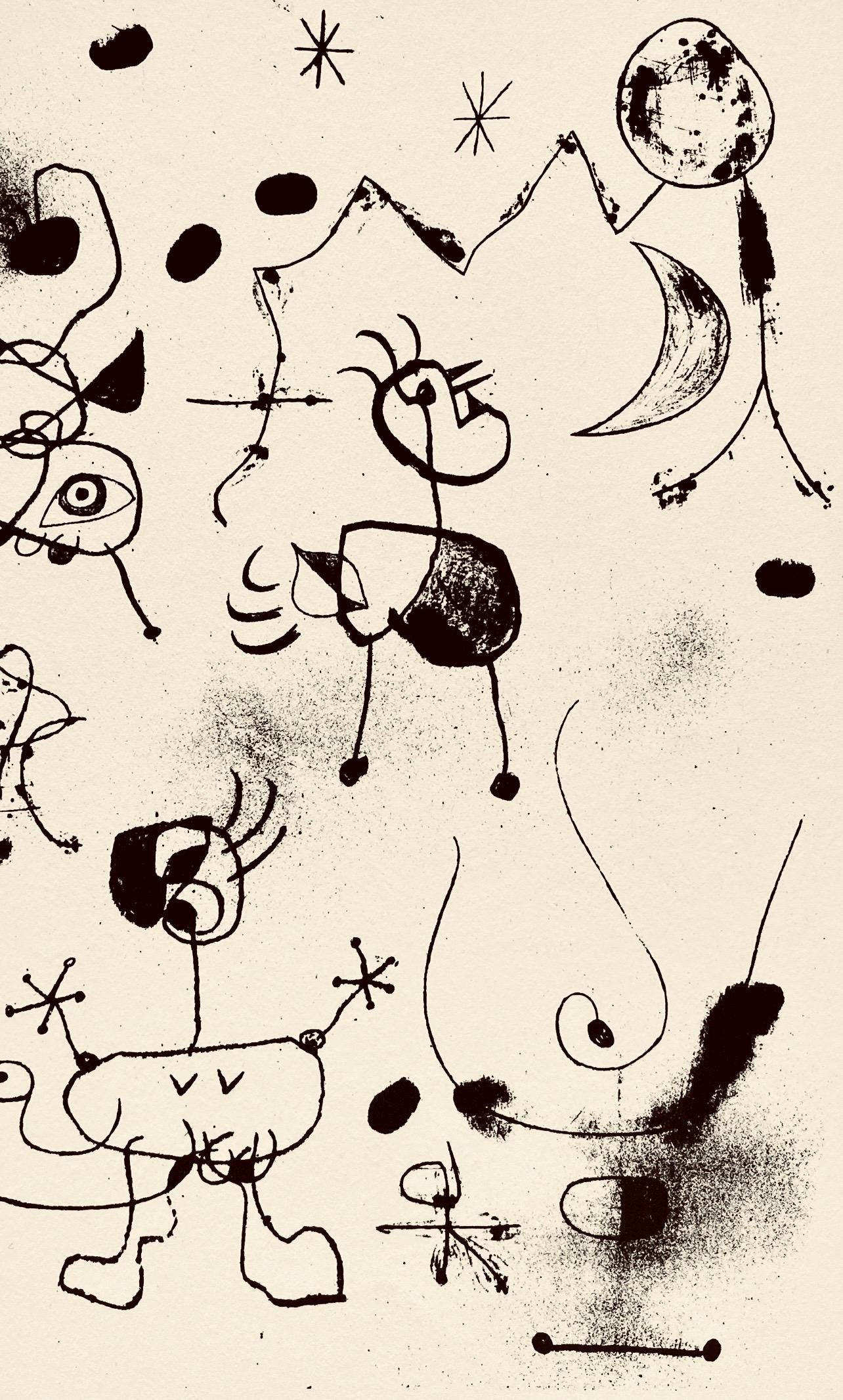 Joan Mir, Composition, The Prints Of Joan Miro, Etching
