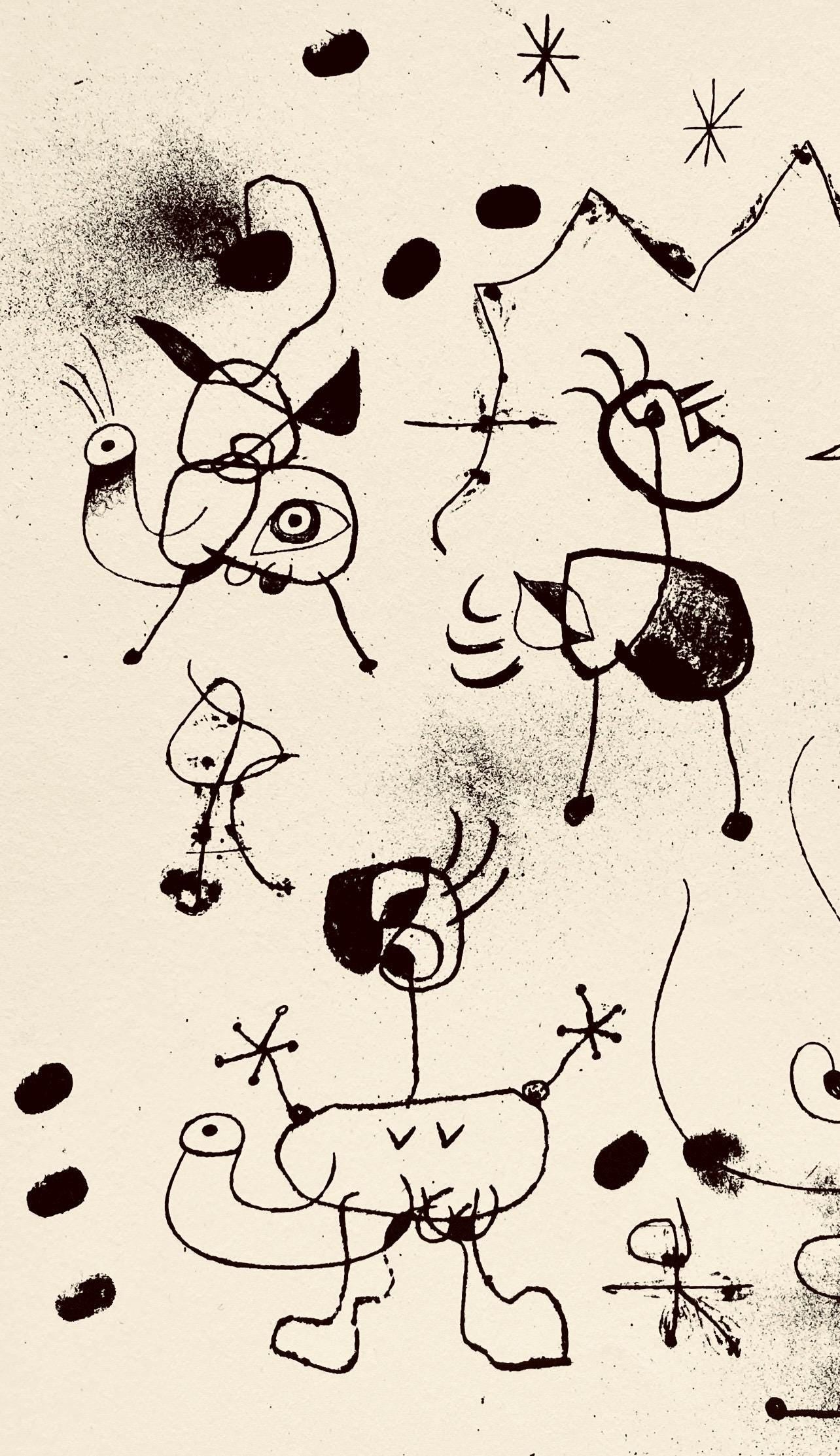 Joan Mir, Composition, The Prints Of Joan Miro, Etching