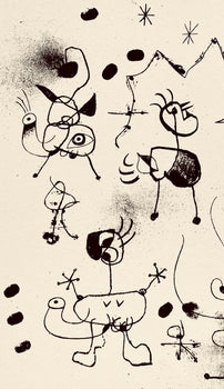 Joan Mir, Composition, The Prints Of Joan Miro, Etching