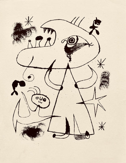Joan Mir, Composition, The Prints Of Joan Miro, Etching