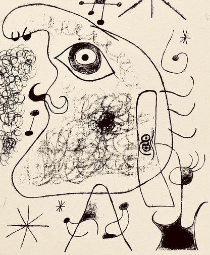 Joan Mir, Composition, The Prints Of Joan Miro, Etching