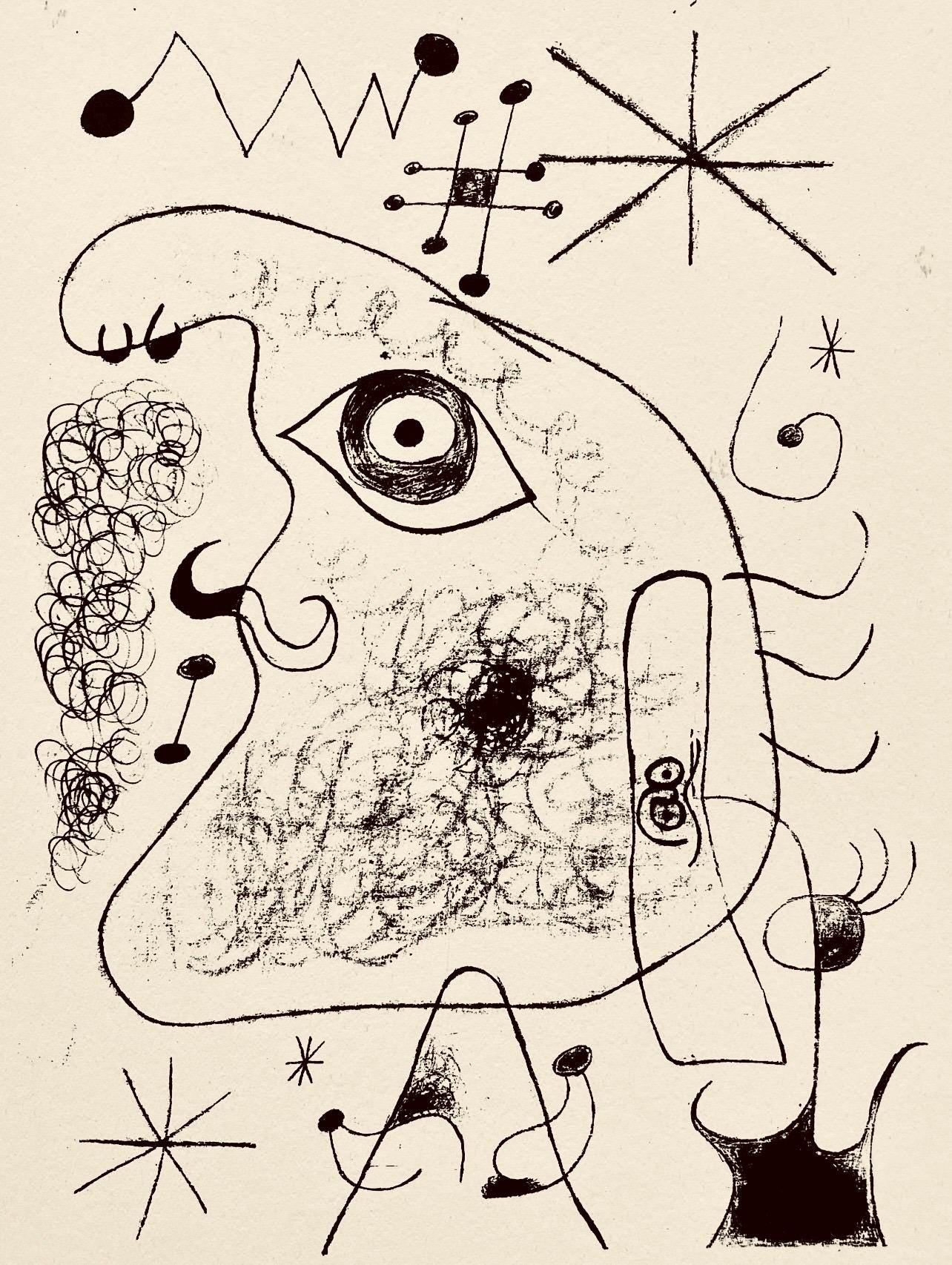 Joan Mir, Composition, The Prints Of Joan Miro, Etching