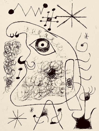 Joan Mir, Composition, The Prints Of Joan Miro, Etching