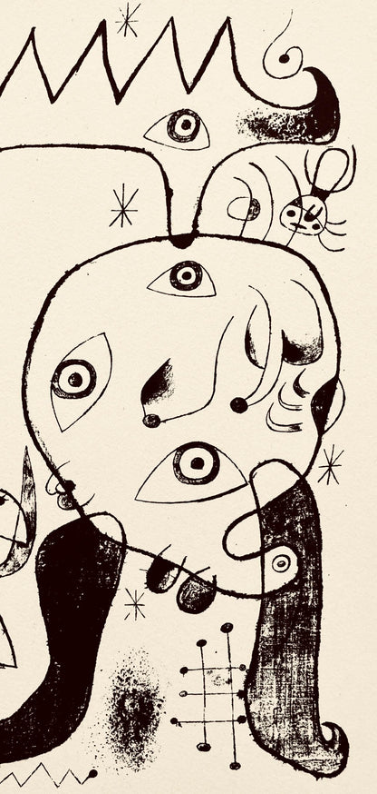 Joan Mir, Composition, The Prints Of Joan Miro, Etching