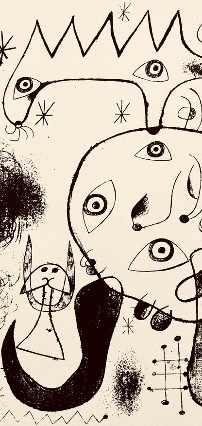 Joan Mir, Composition, The Prints Of Joan Miro, Etching