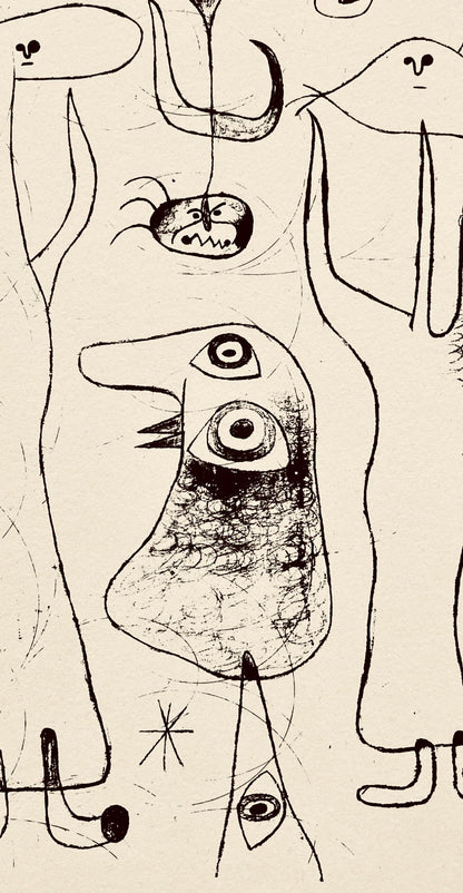 Joan Mir, Composition, The Prints Of Joan Miro, Etching