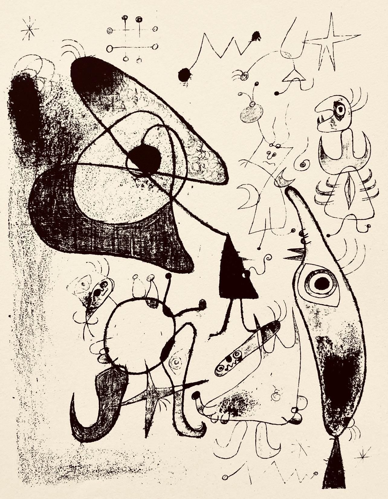 Joan Mir, Composition, The Prints Of Joan Miro, Etching