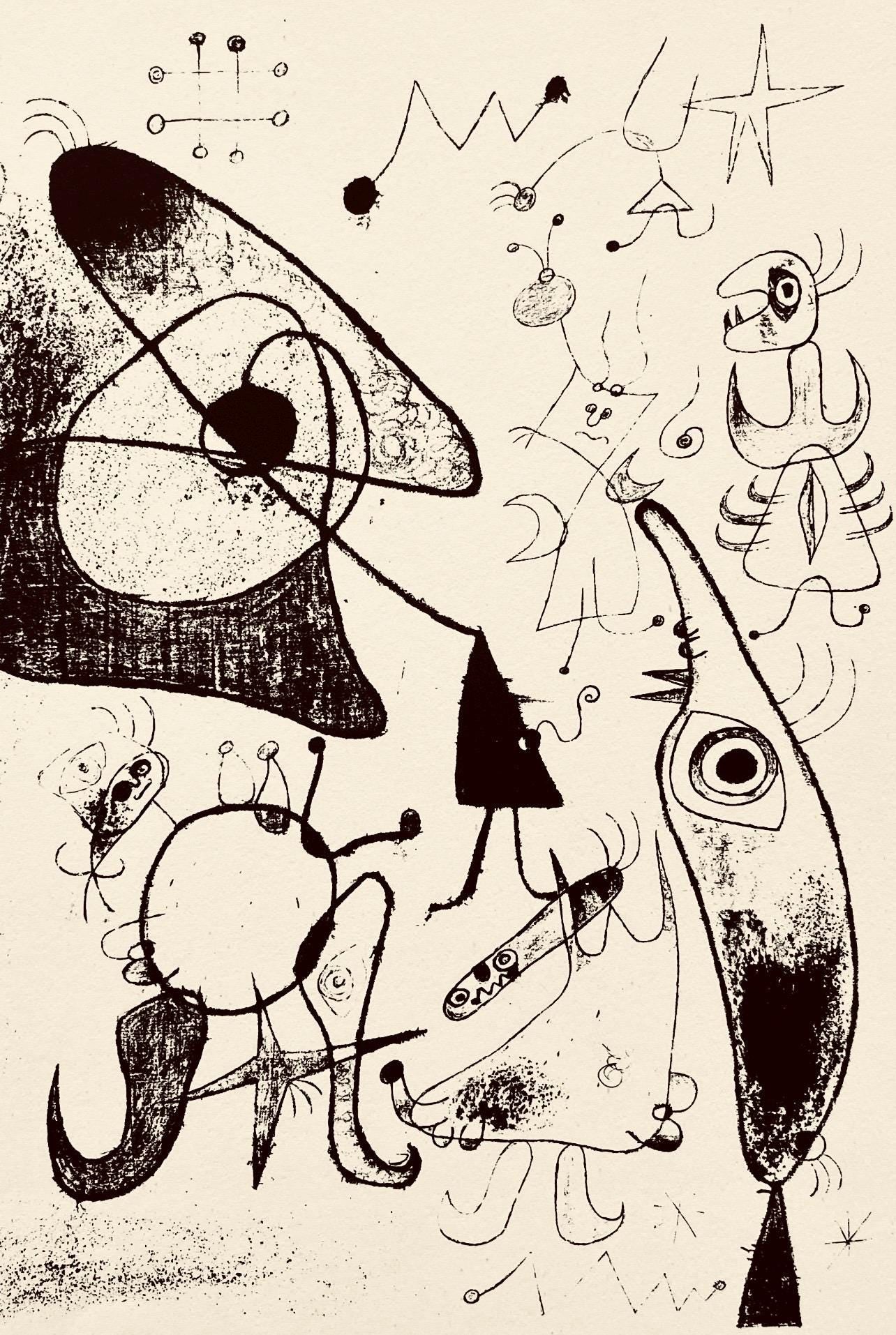 Joan Mir, Composition, The Prints Of Joan Miro, Etching