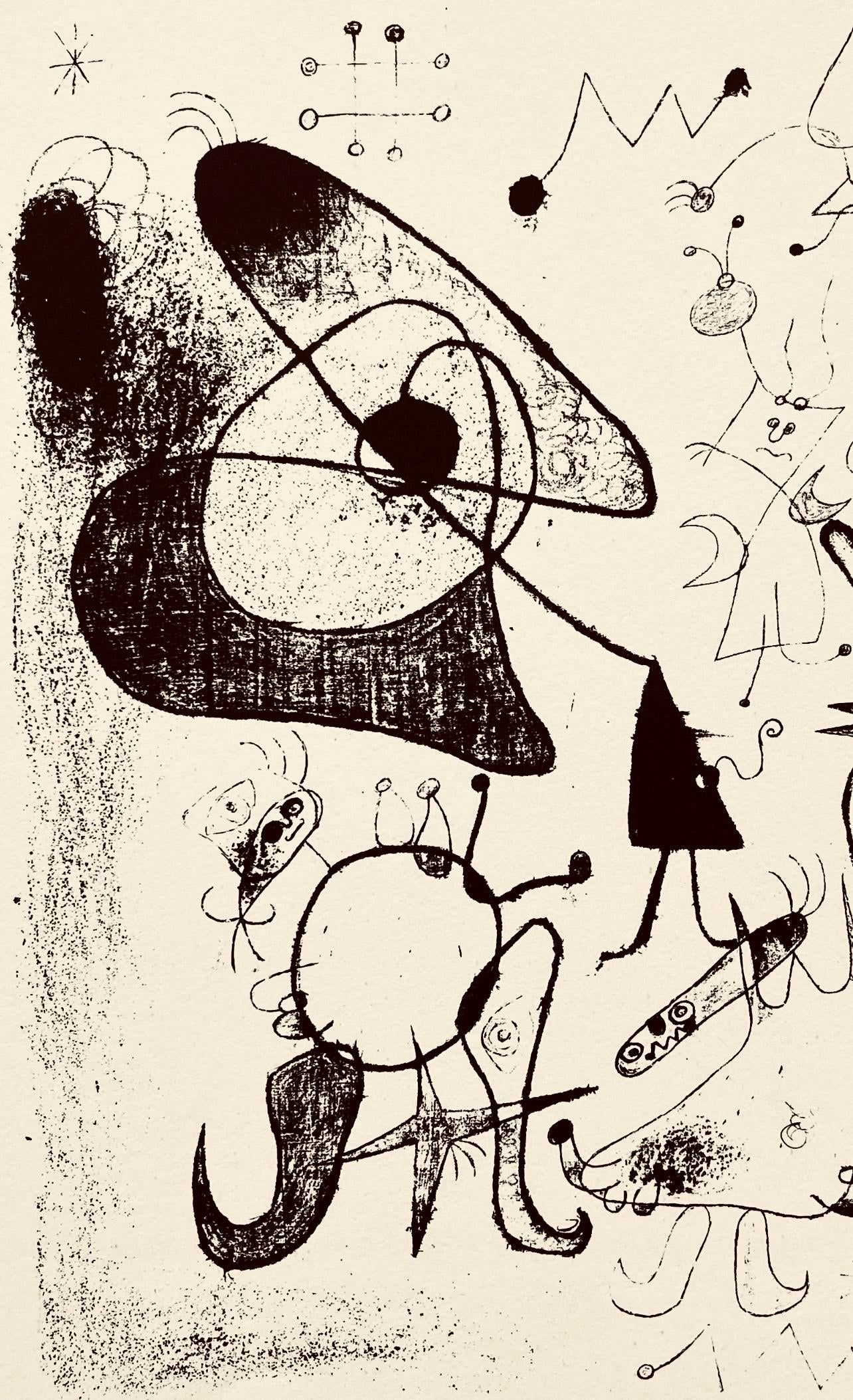 Joan Mir, Composition, The Prints Of Joan Miro, Etching