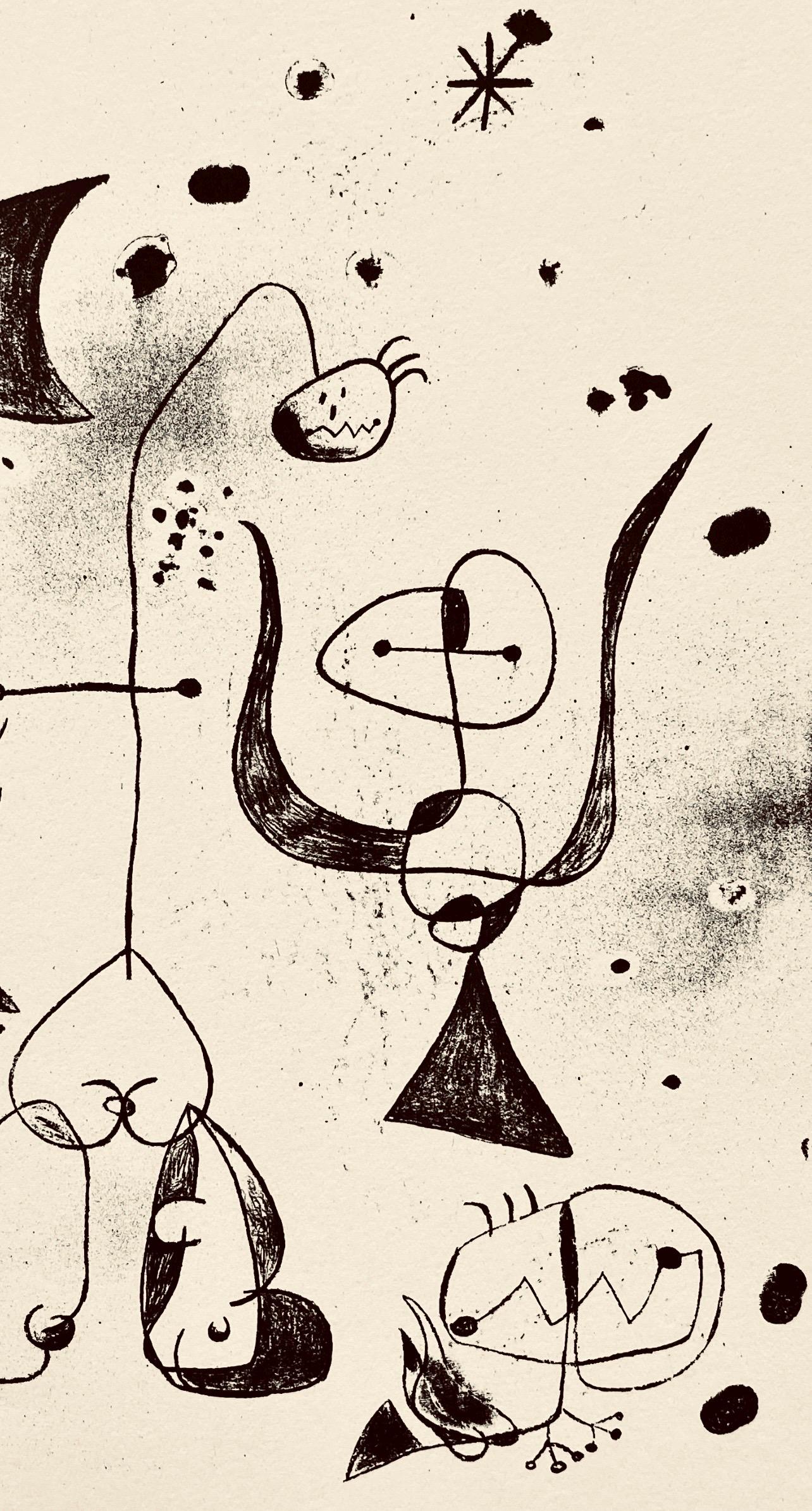 Joan Mir, Composition, The Prints Of Joan Miro, Etching