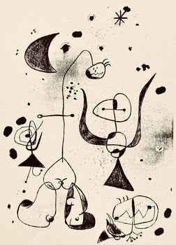 Joan Mir, Composition, The Prints Of Joan Miro, Etching