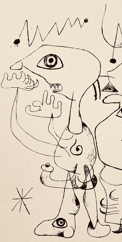 Joan Mir, Composition, The Prints Of Joan Miro, Etching