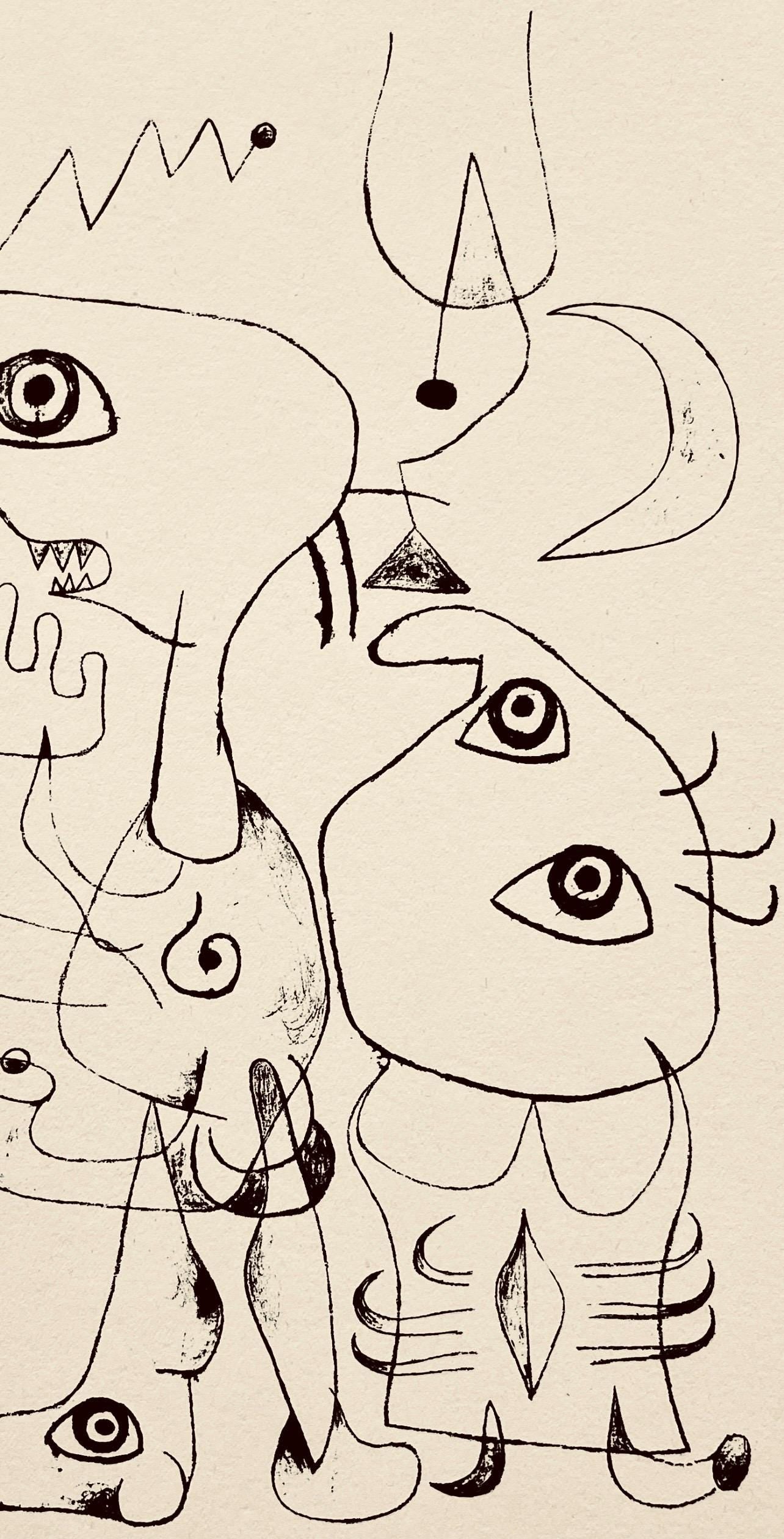 Joan Mir, Composition, The Prints Of Joan Miro, Etching