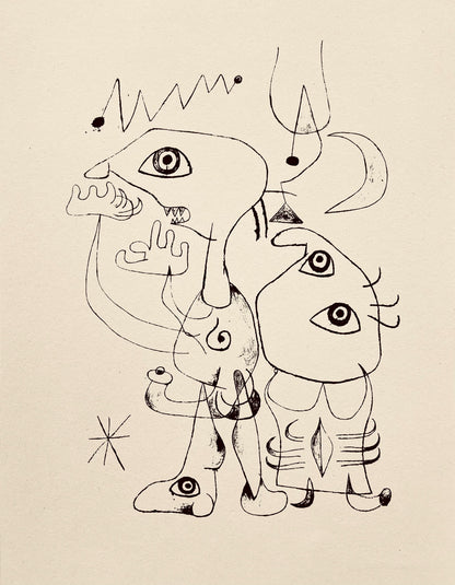 Joan Mir, Composition, The Prints Of Joan Miro, Etching