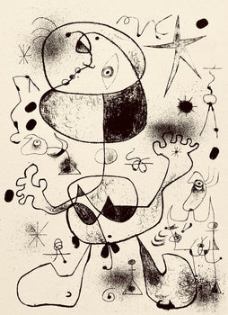 Joan Mir, Composition, The Prints Of Joan Miro, Etching