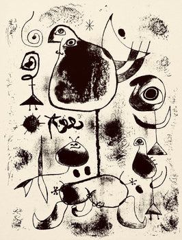 Joan Mir, Composition, The Prints Of Joan Miro, Etching