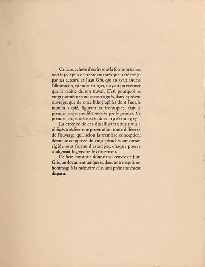 Juan Gris, Guitare (Kahnweiler 1969), Au Soleil Du Plafond, Lithograph