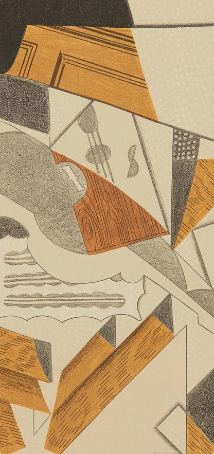 Juan Gris, Violon (Kahnweiler 1969), Au Soleil Du Plafond, Lithograph