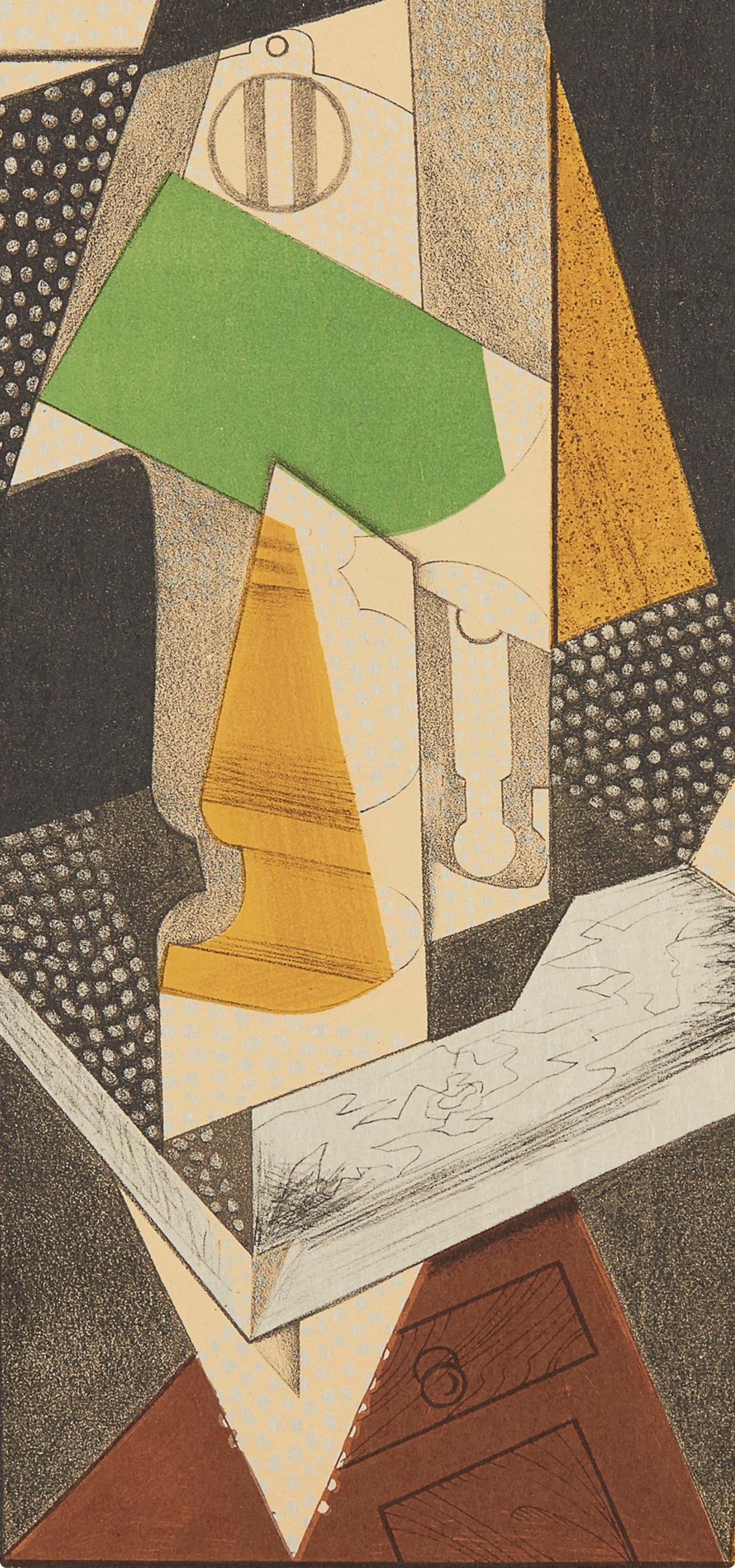 Juan Gris, La Lampe (Kahnweiler 1969), Au Soleil Du Plafond, Lithograph