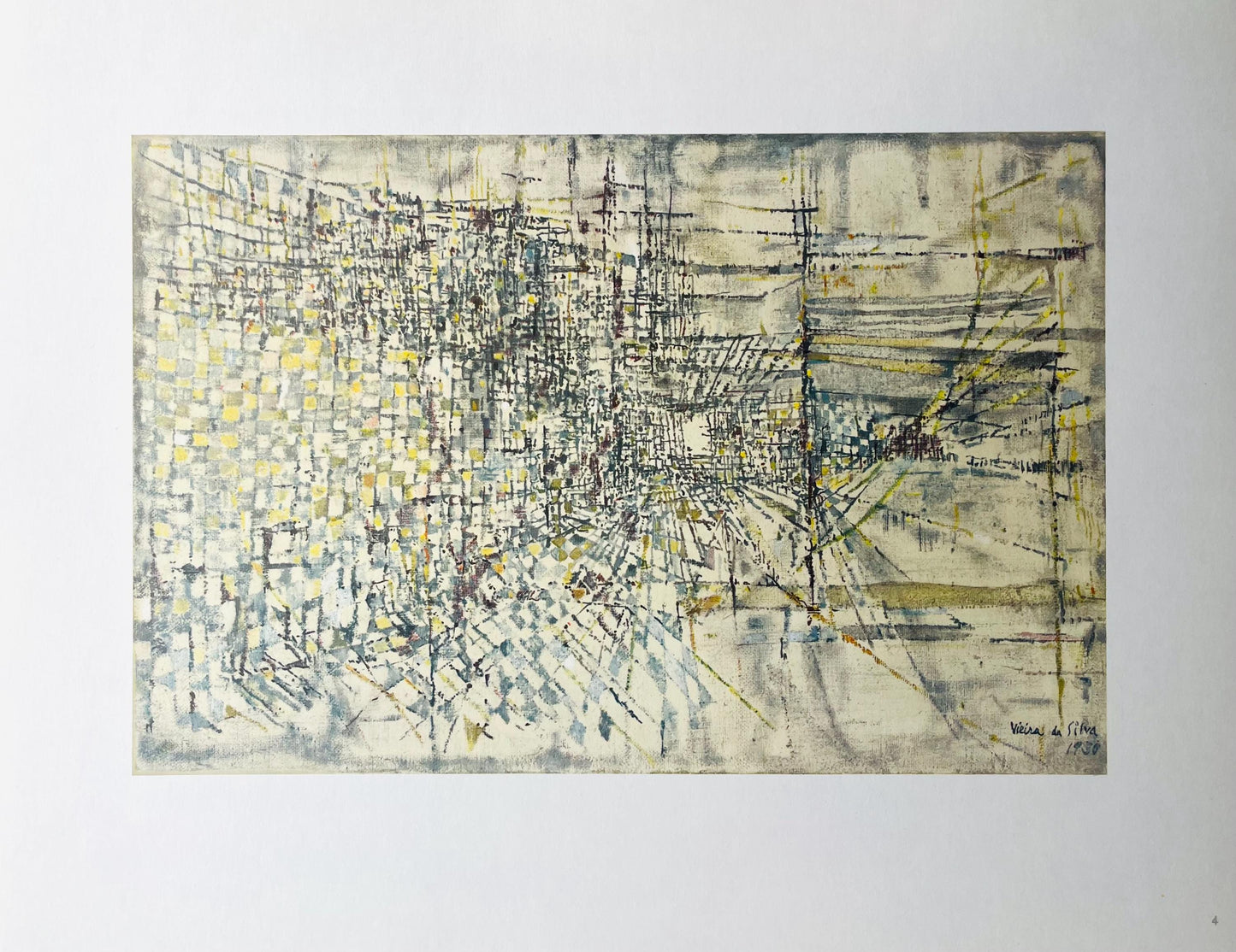 Vieira Da Silva, Composition, Vieira Da Silva, Peintres D'Aujourd'Hui, Lithograph
