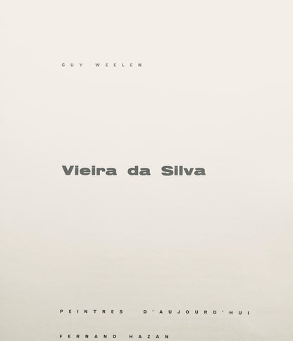 Vieira Da Silva, Composition, Vieira Da Silva, Peintres D'Aujourd'Hui, Lithograph