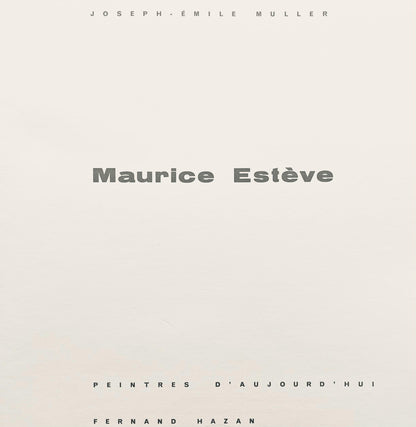 Maurice Estve, Composition, Maurice Estve, Peintres D'Aujourd'Hui, Lithograph