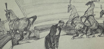 Henri De Toulouse-Lautrec, Performing Horses, Henri De Toulouse-Lautrec, At The Circus, Lithograph